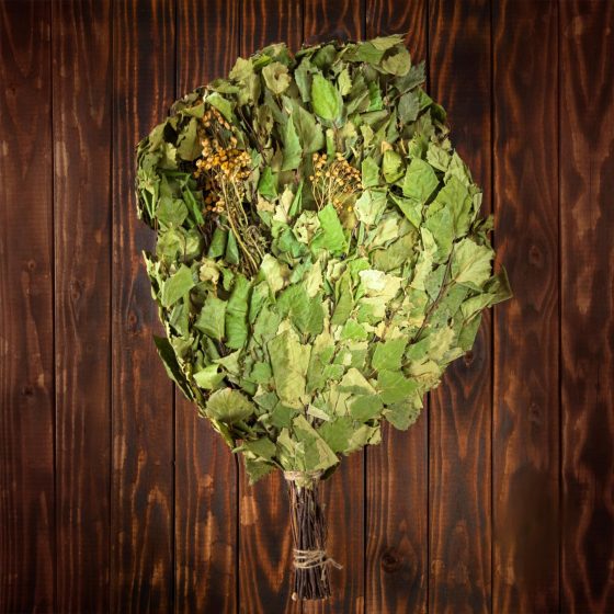 Берёзовый веник с пижмой