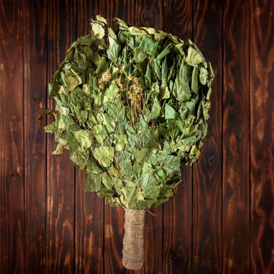 Берёзовый веник с ромашкой "Премиум"