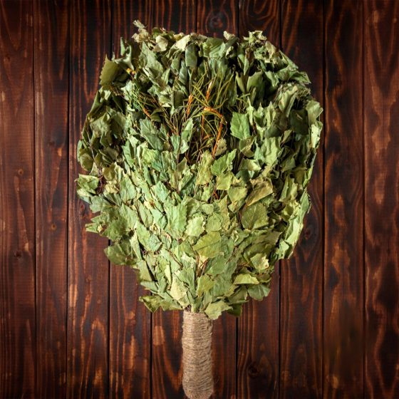 Берёзовый веник с багульником "Премиум"