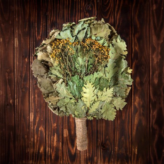 Дубовый веник с пижмой "Премиум"