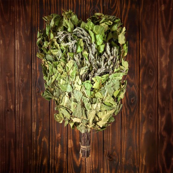 Берёзовый веник с мятой