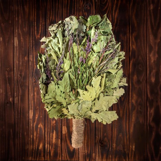 Дубовый веник с иван-чаем "Премиум"