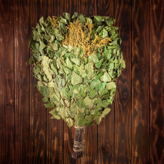 Берёзовый веник с донником