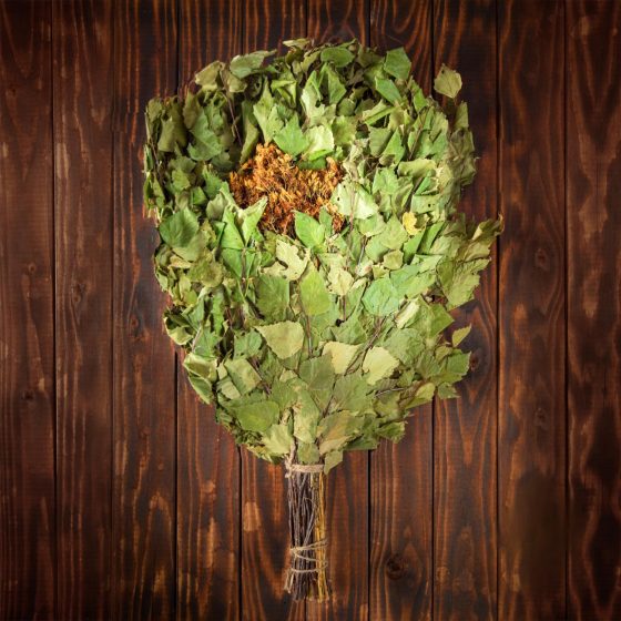 Берёзовый веник со зверобоем