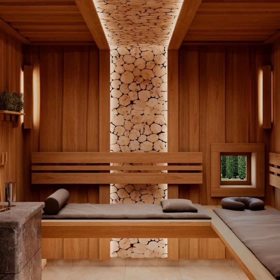 Отделка бани Родные традиции №1