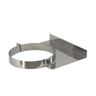 Кронштейн стеновой (длина до хомута 90 мм) — 200 — нерж 1 мм