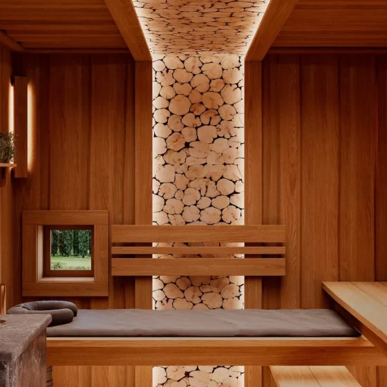 Отделка бани Родные традиции №2