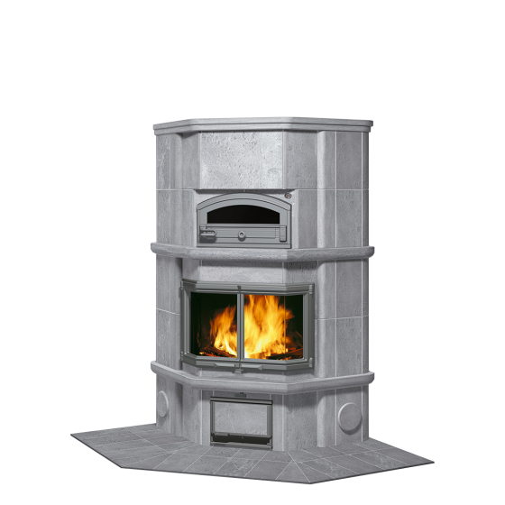 Дровяная печь с духовкой KTLU 2037 Tulikivi