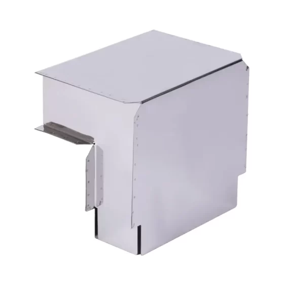 Угол КуБасту "Широкий" (вертикальный) — 90 гр — нерж 0,5 мм