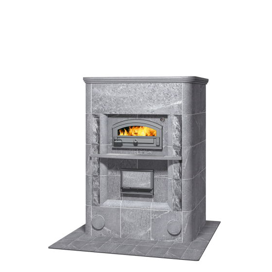 Дровяная печь с духовкой LU 2800 Tulikivi