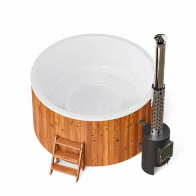 Купель композитная круглая ELITE 220 с подогревом (термобереза)