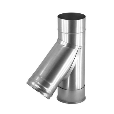 Тройник — 100 — 45 — оцинковка