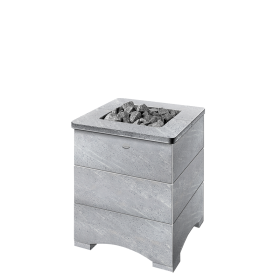 Дровяная универсальная банная печь с открытой каменкой 27 кВт Tulikivi для сауны и бани