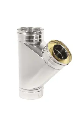 Тройник Термо 45* ТРТ-Р 304-0.8/304 D200/300 с хомутом