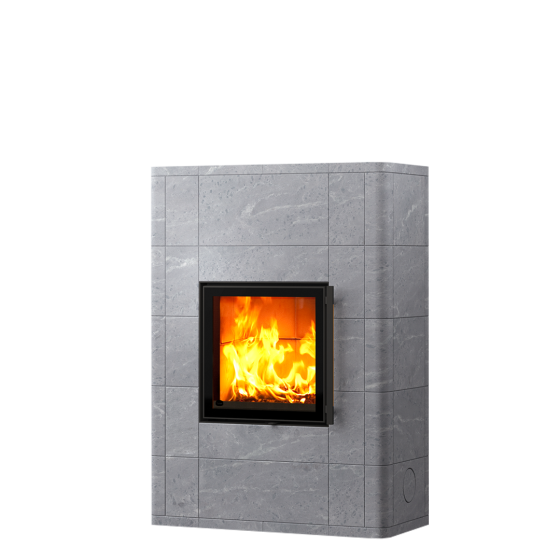 Дровяной камин SALVO Tulikivi в современном дизайне