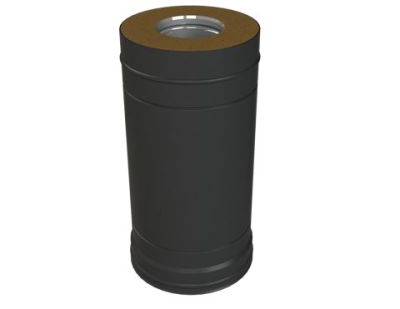 Сэндвич-труба L-500 Grill'D AISI 430 1 мм/ОС 0,5мм (D115/250) черный