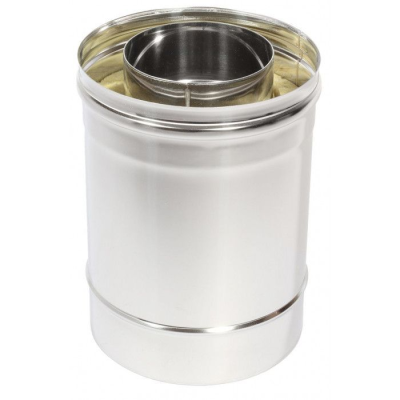 Труба Термо L 250 ТТ-Р 304-0.8/304 D115/210* с хомутом