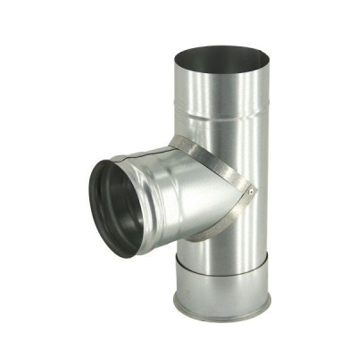 Тройник — 100 — 90 — оцинковка