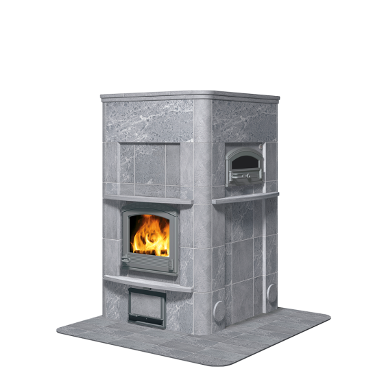 Дровяная печь с духовкой TLU 2490/91R Tulikivi