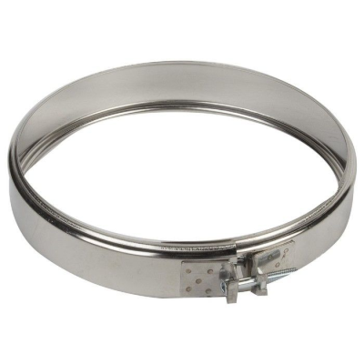 Обжимной хомут — 230 — раструб — нерж 0,5 мм